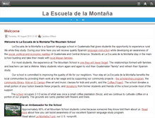 Tablet Screenshot of escuelamontana.org